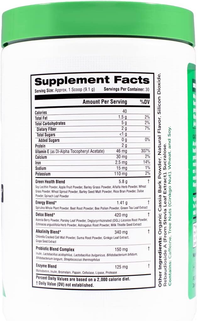 Hygieia HydroGreen Superfood Powder