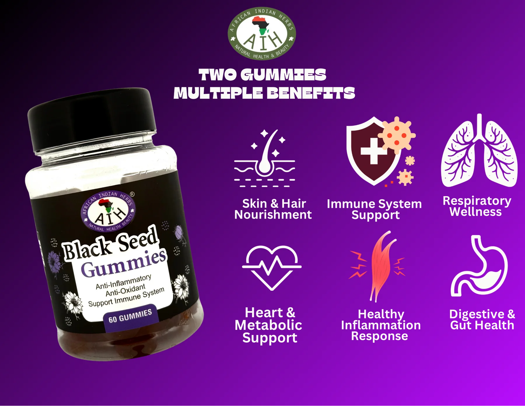 AIH Black Seed Gummies