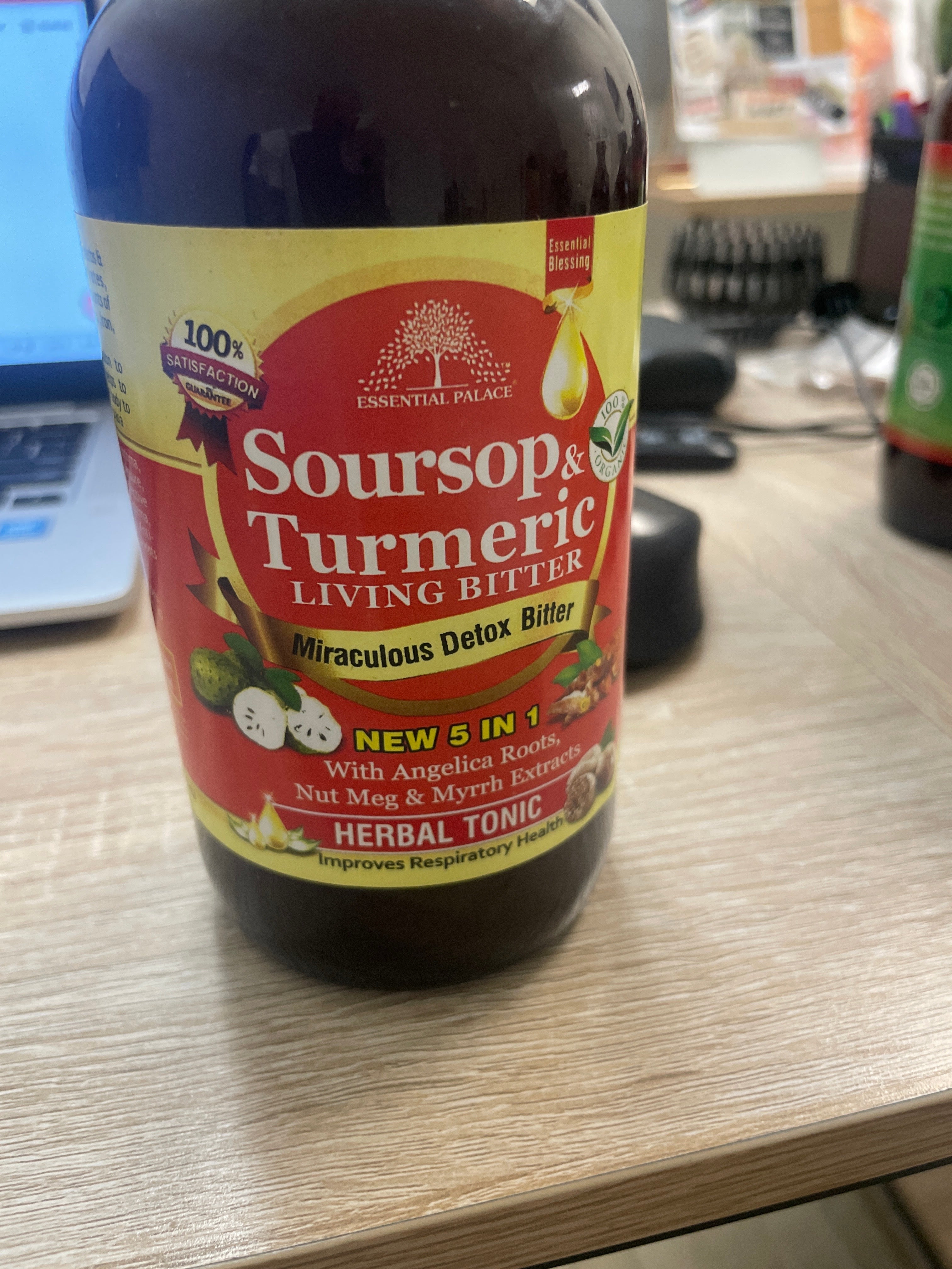 Soursop & Tumeric living bitter