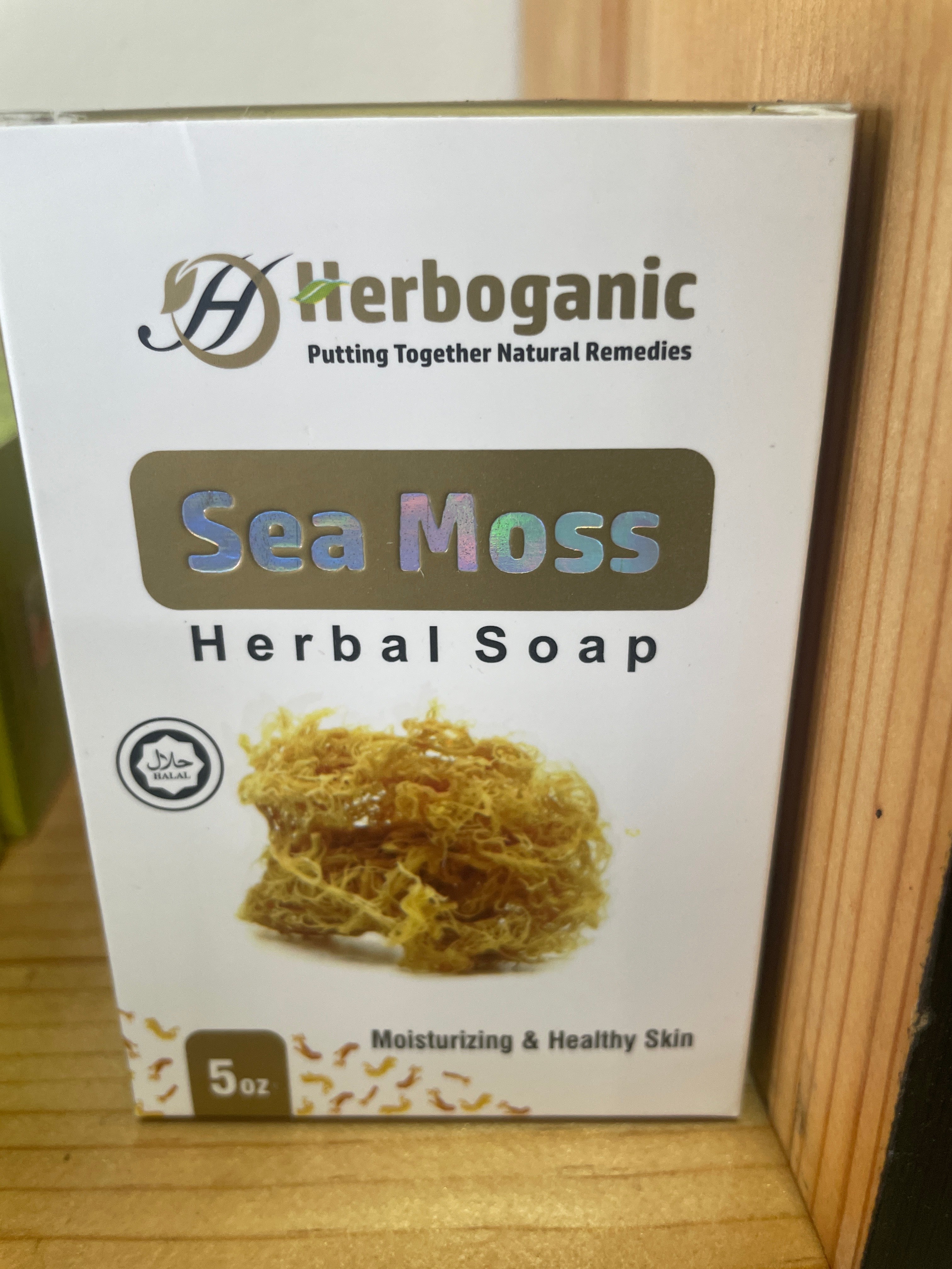 Sea moss herbal soap bar