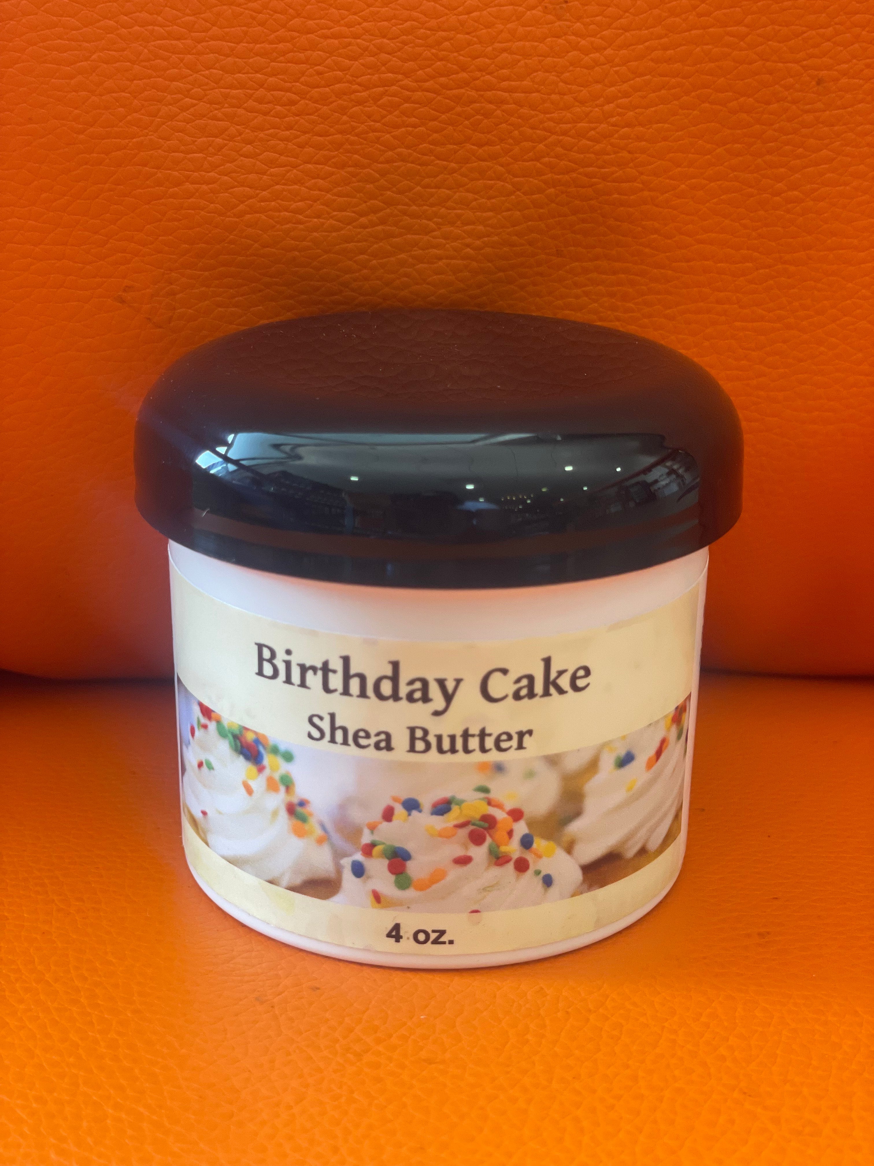 Birthday cake shae butter