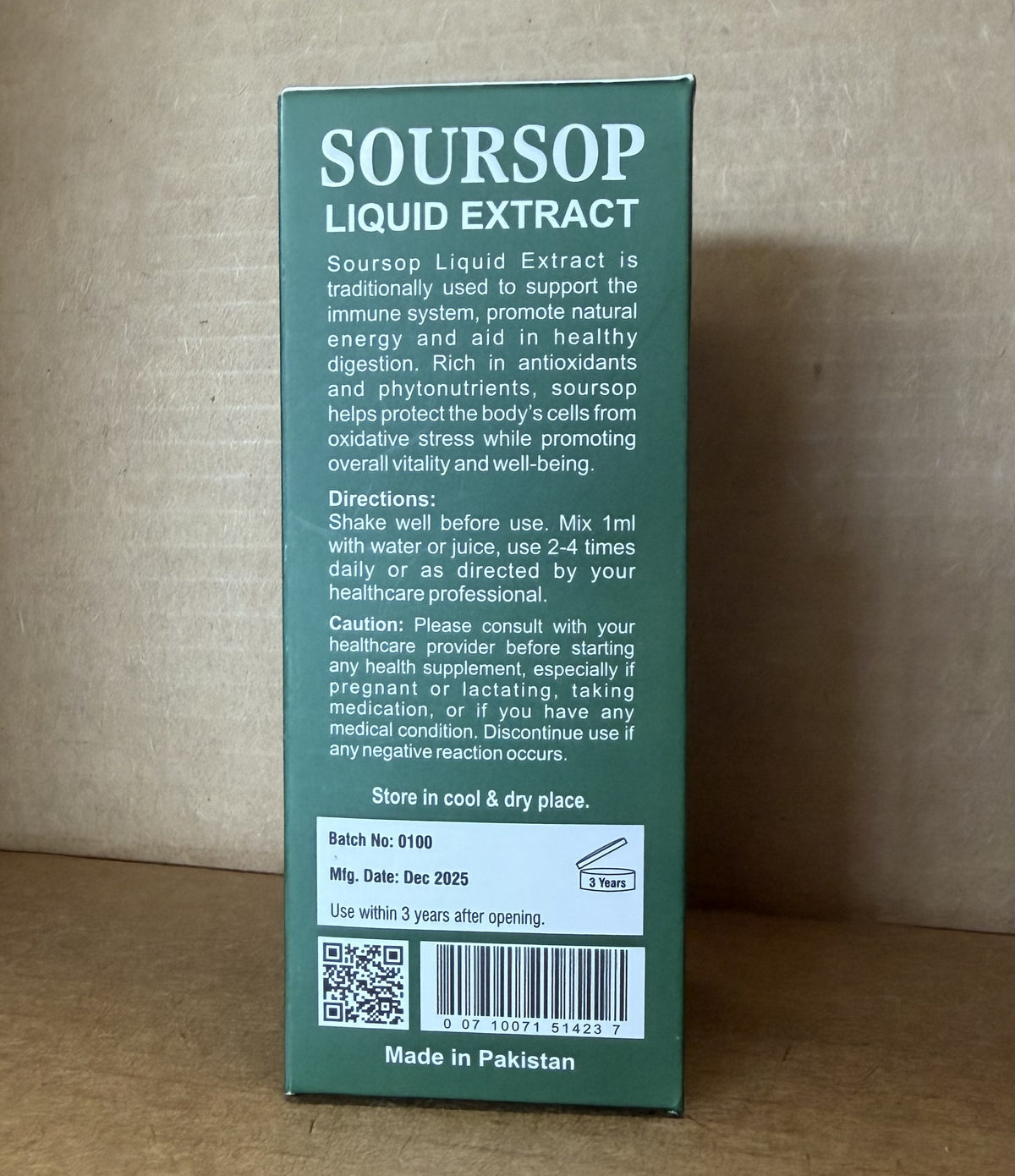 Soursop Liquid Extract