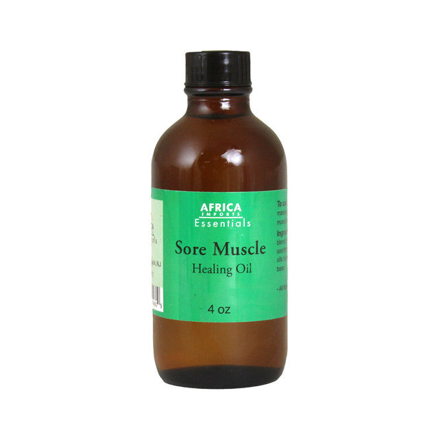 Sore muscle healing oil
