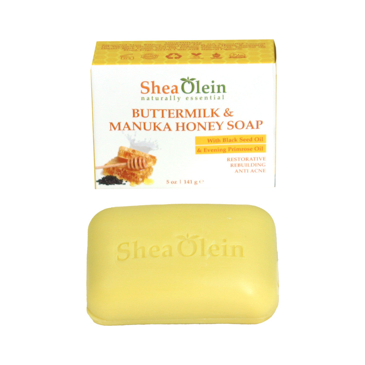 Shea Olein: Buttermilk & Manuka Honey Soap