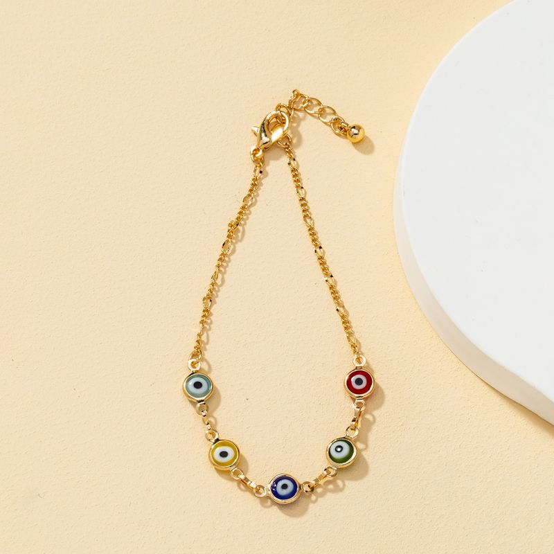 Colorful Eye Simple Bracelet