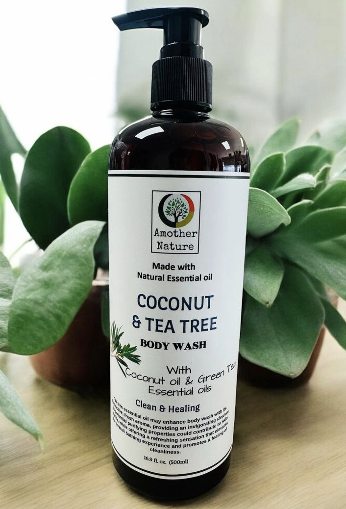 Coconut & Tea Tree -Body Wash Infuse with Green Tea Essential oil