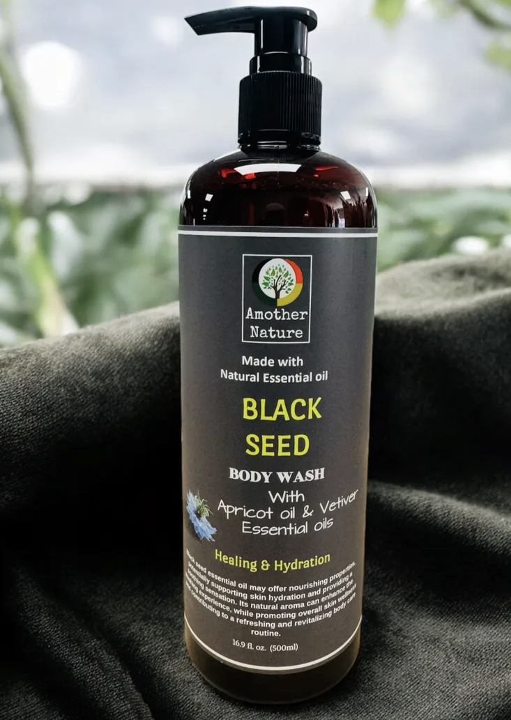 Black Seed -Body Wash Infuse with Apricot oil & Vetiver Essential oil