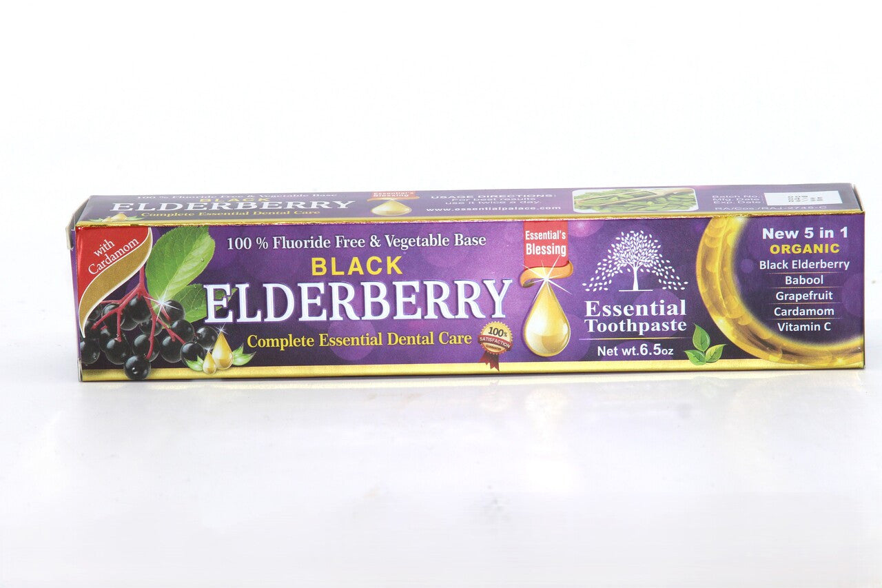 Black elderberry toothpaste