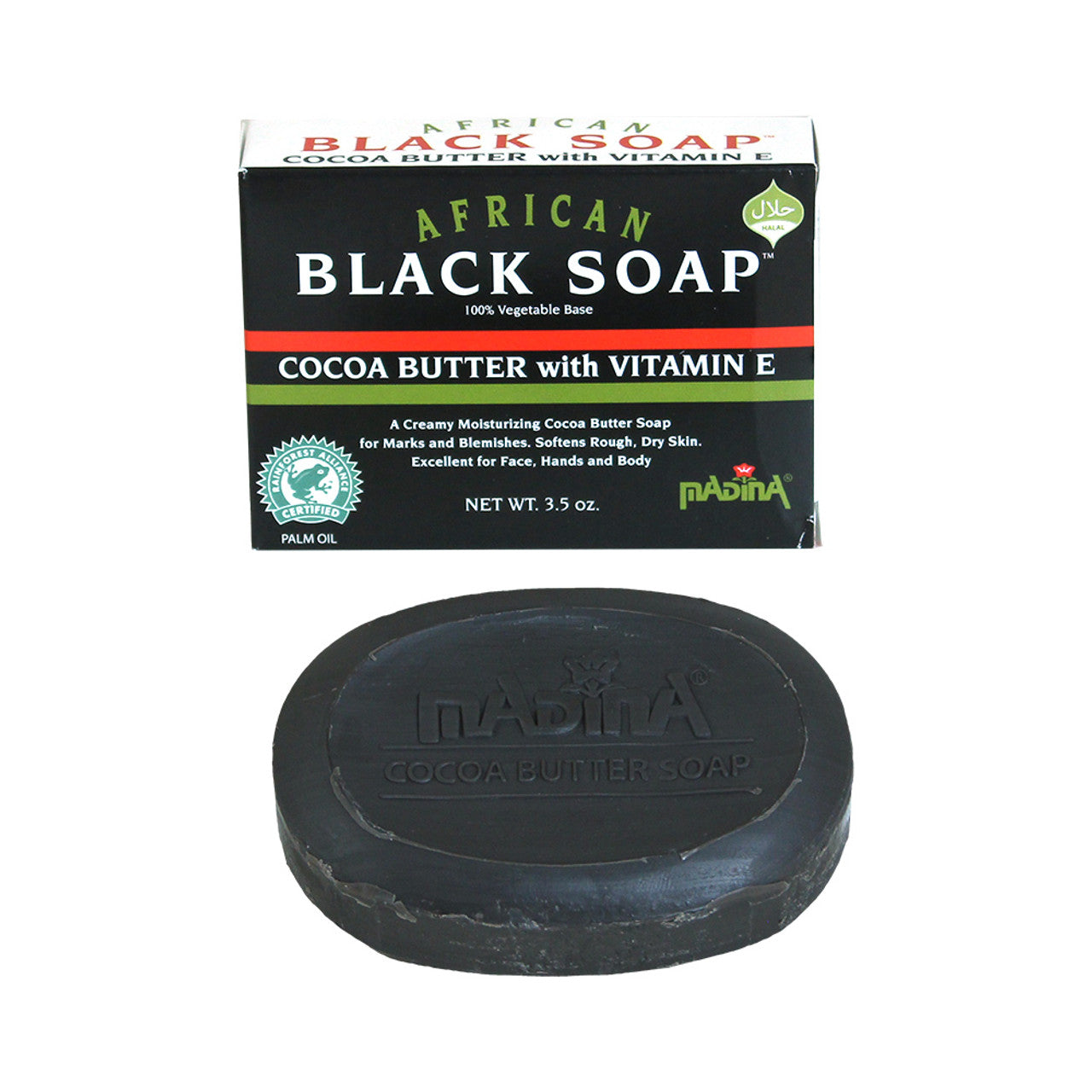 Madina: African Cocoa Butter black soap